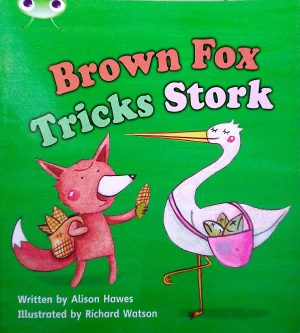 Brown Fox Tricks Stork